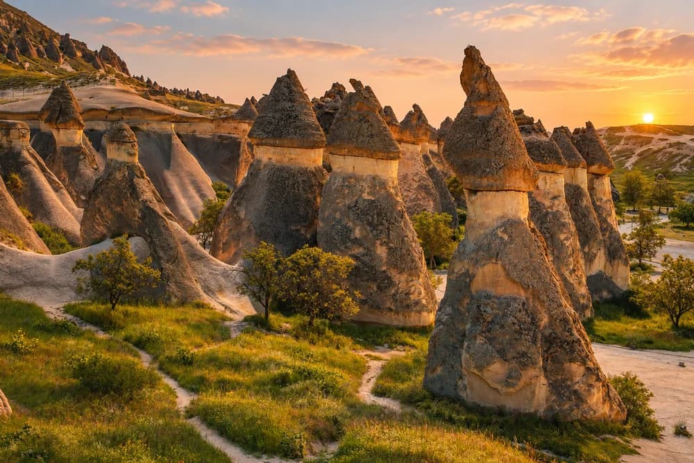 Cappadocia's rock valleys