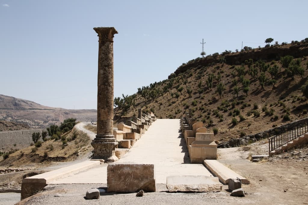 The Roman-era Cendere (Severan) Bridge near Adıyaman, dedicated to Septimius Severus and his family.