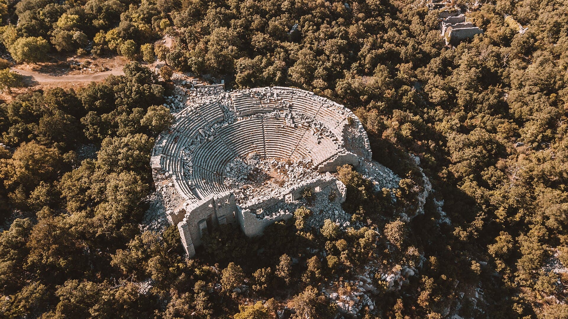 The mountain theatre at the ancient city of Termessos