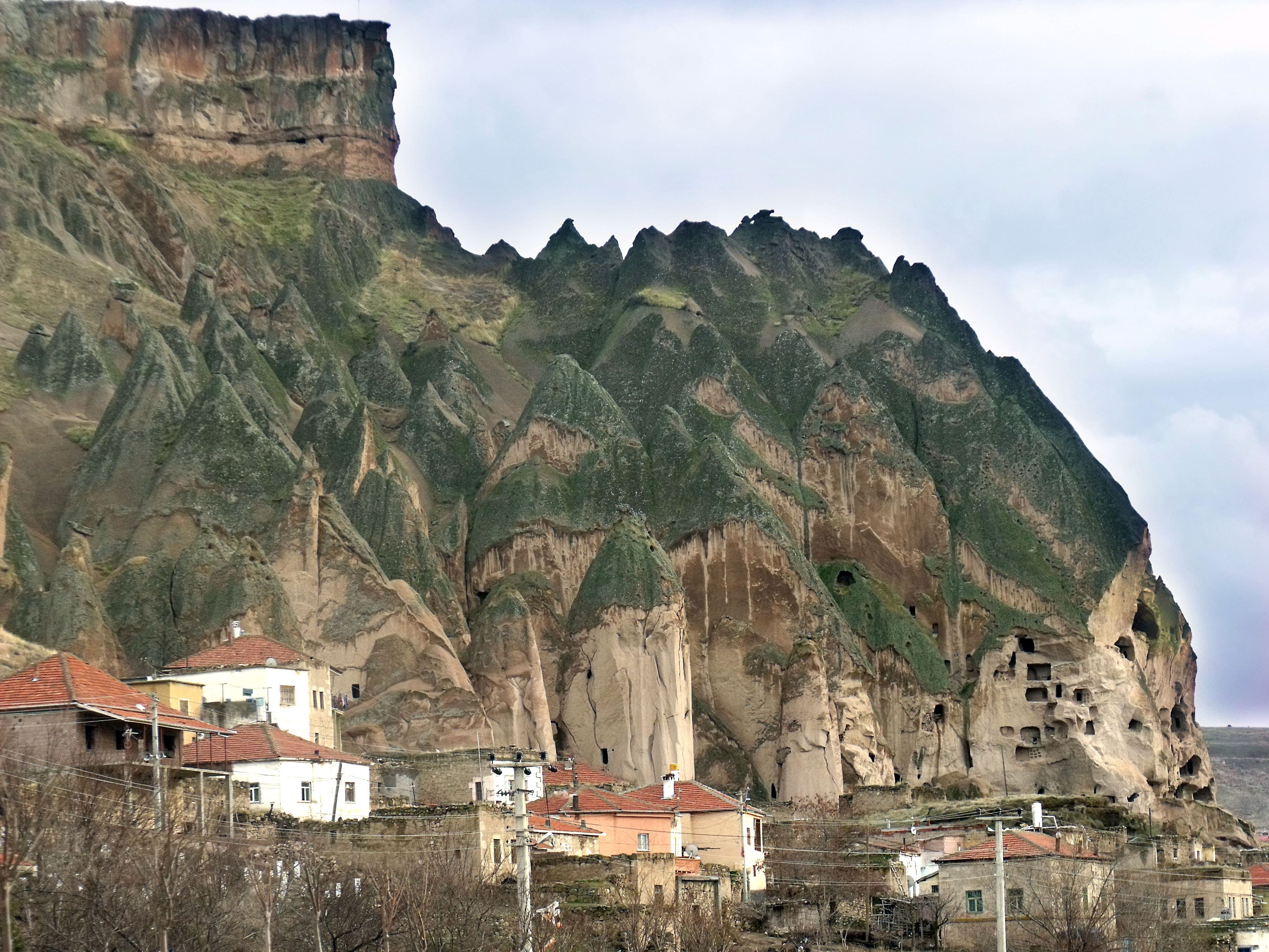 Selime Monastery's rock-cut complex at the northern end of the Ihlara Valley, Cappadocia.