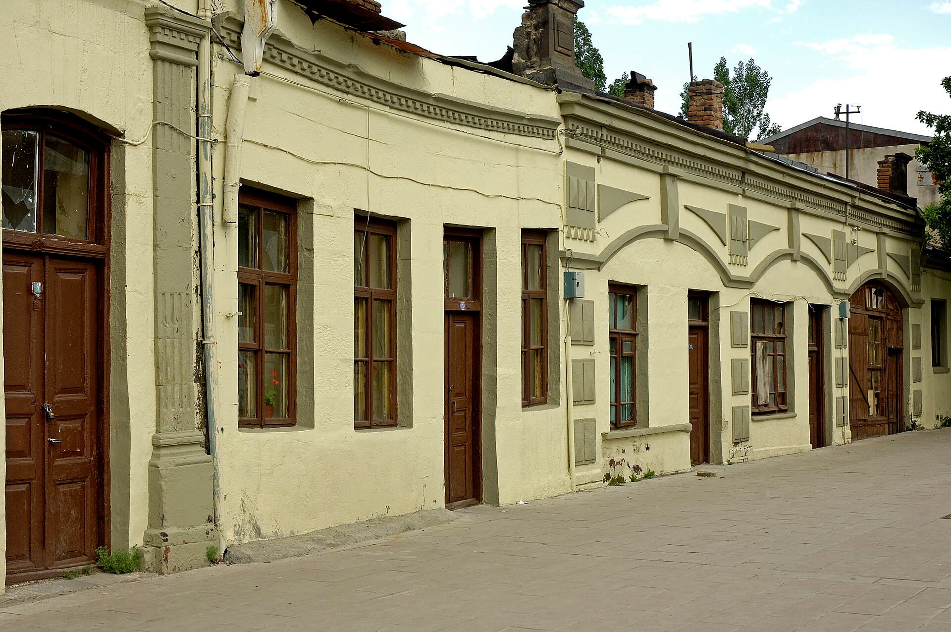 A Baltic-style stone building in Kars, built during the Russian imperial period.